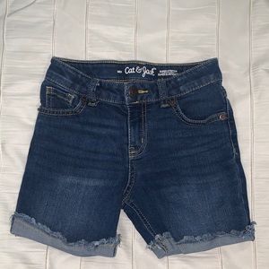 Stretch denim Jean shorts